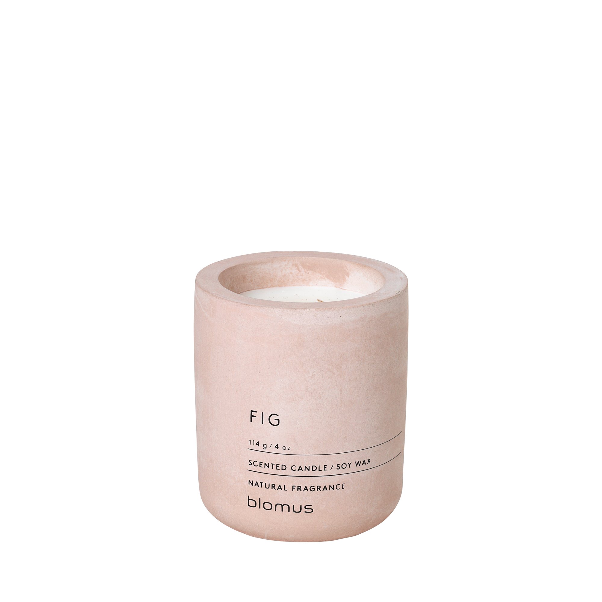 (65650) Ø 6,5 cm Fragrance Fig Scented -FRAGA- Dust candle Rose -