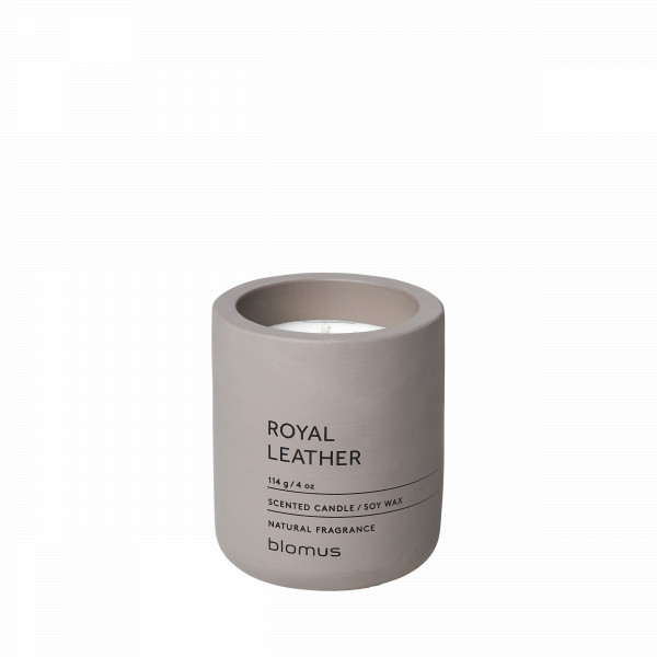 FRAGA Scented Candle Satellite Royal Leather | blomus