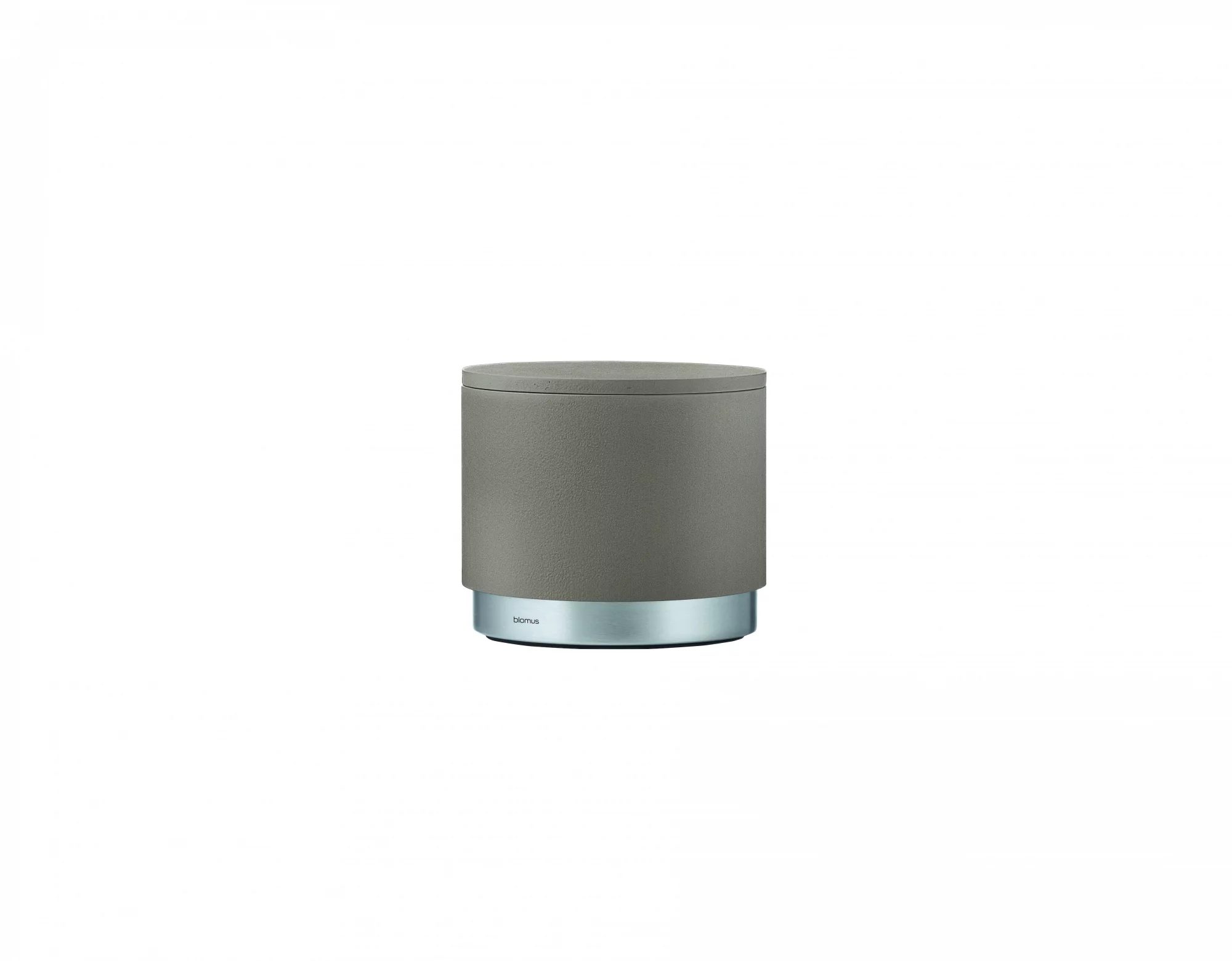 blomus Storage container Ara with lid in anthracite/silver Stainless-Steel 10 x 10 x 8.5 cm 