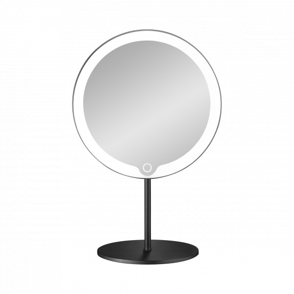 MODO LED Cosmetic Mirror Black 5x | blomus