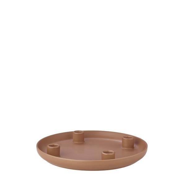 VELA candle holder Amber Brown L Ø 27 cm | blomus