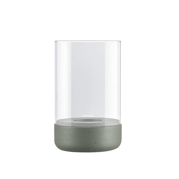CALMA Windlicht Agave Green M, mittel, recycelt | blomus