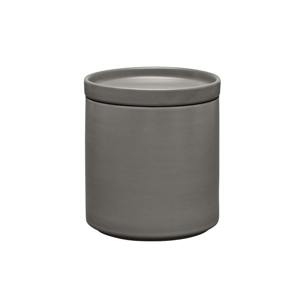 PILAR Storage Jar M Pewter, ceramic, airtight | blomus