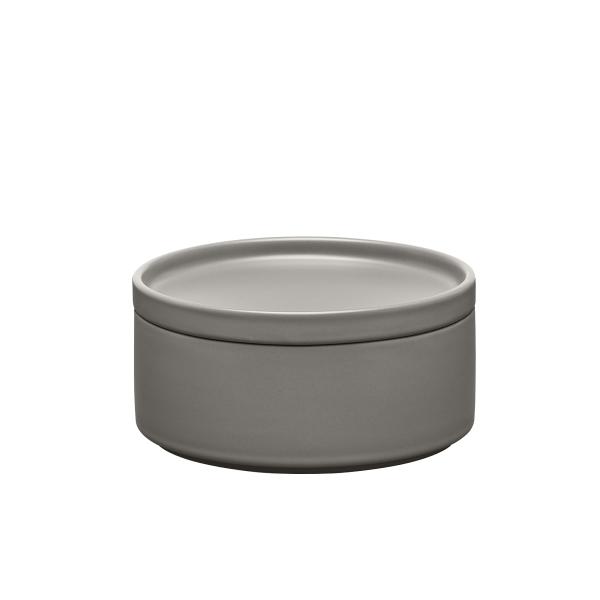 PILAR Flat Storage Jar Pewter, ceramic, airtight | blomus
