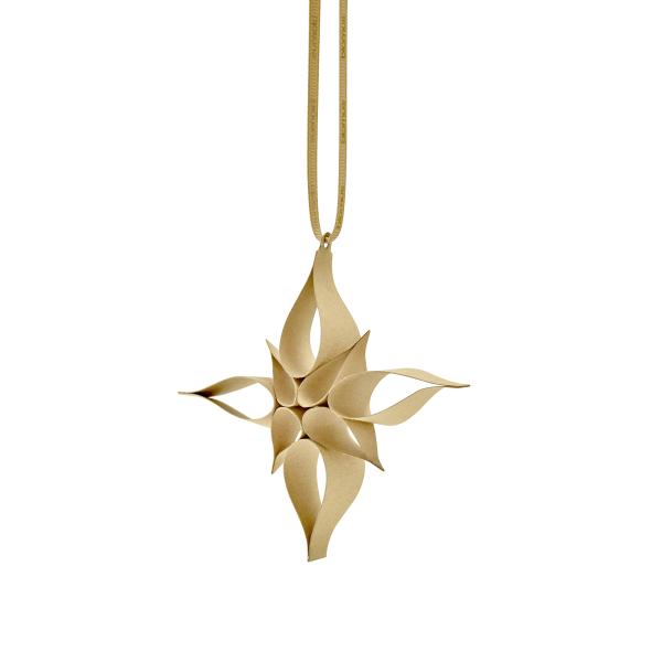 4-Piece Paper Crystal KAZARY Tan, FSC holiday décor | blomus