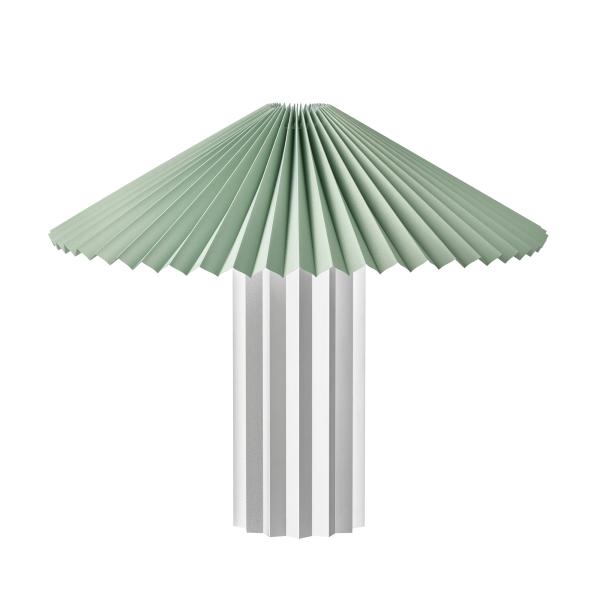 TAITE Table Lamp Desert Sage, pleated design | blomus
