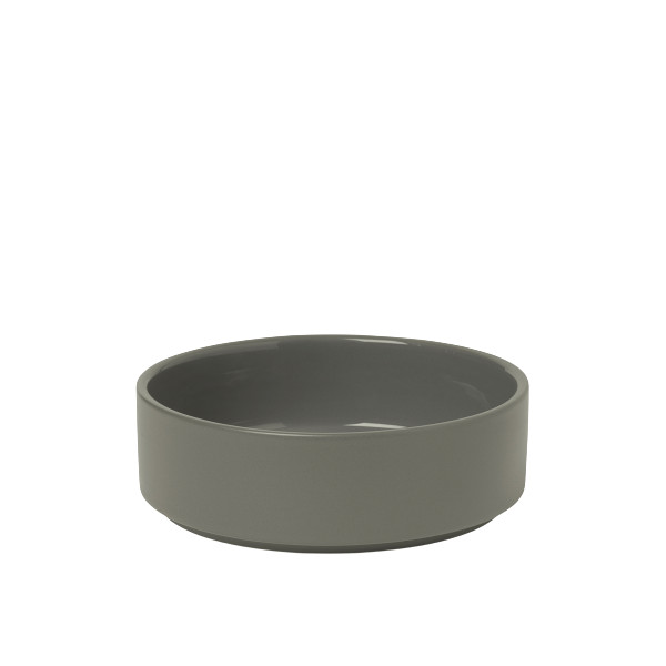 PILAR Schale Pewter, 320 ml, vielseitig, Keramik | blomus