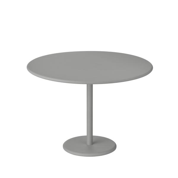 blomus STAY Garten Beistelltisch Granite Gray Ø 50 cm, Outdoor-Tisch aus Aluminium, pulverbeschichtet, korrosionsbeständig, wetterfest, Kaschkasch