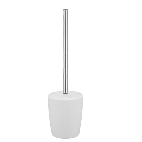 blomus AVA toilet brush White, stainless steel handle, silicone cover, hygienic, modern bathroom accessory