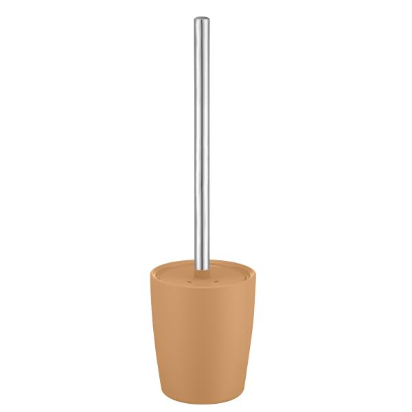 blomus AVA toilet brush Tan, stainless steel handle, silicone cover, hygienic, bathroom