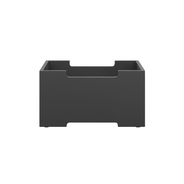 blomus KASANE storage box, size S, Anthracite, MDF, stackable, suitable for SUKOYA shelves