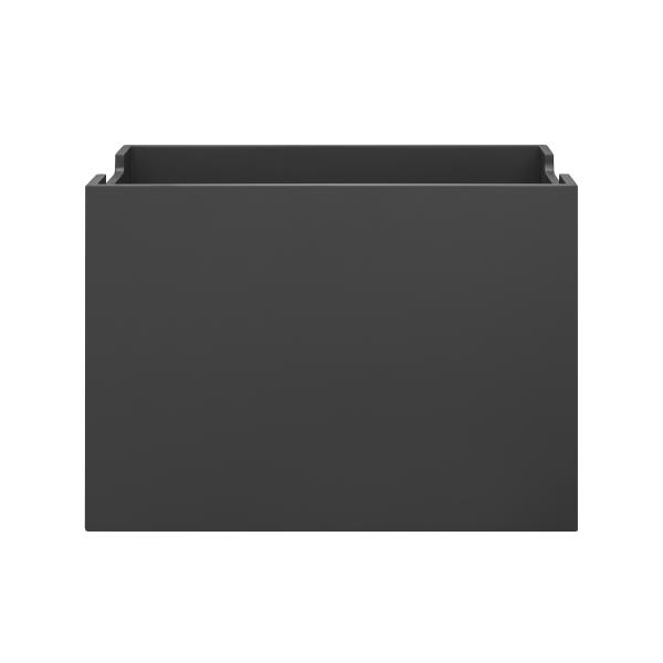 blomus KASANE storage box, size L, anthracite, MDF, stackable, suitable for SUKOYA shelves