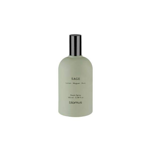 blomus TUOKSU Room Spray Sage, 100 ml, bergamot, jasmine, lily of the valley, musk, fresh, clear fragrance, invigorating living atmosphere