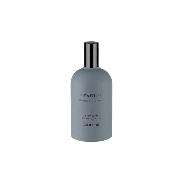 blomus TUOKSU Raumspray Graphite, 100 ml, Grapefruit, Feige, Tonkabohne, frischer Duft mit warmer Tiefe, modernes Wohnambiente