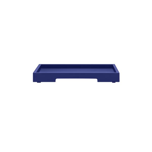 blomus KASANE tray, size S, Mazarine Blue, MDF, stackable, can be used as a lid, decorative tray
