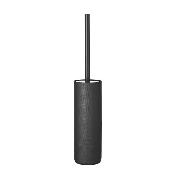 blomus MODO ROF toilet brush, black, stainless steel, knurled surface, non-slip