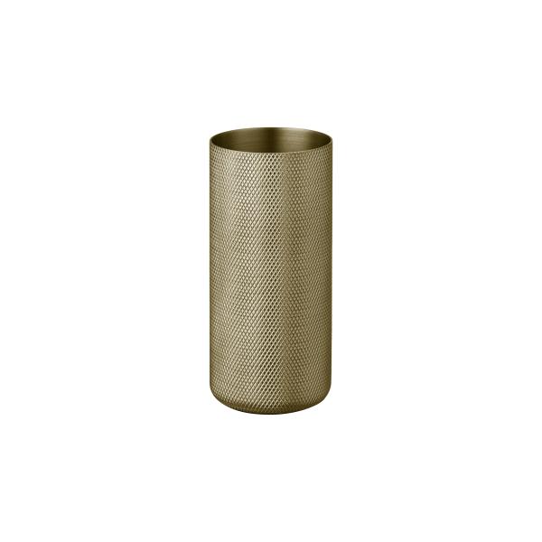 blomus MODO ROF toothbrush holder, brass, stainless steel, knurled surface, non-slip