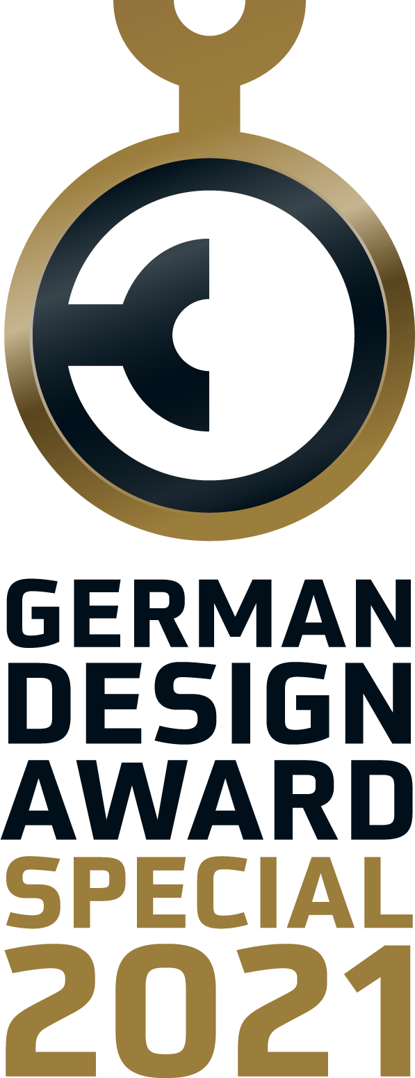 The german design award logo "Special" 2021 for the STAY Series by blomus