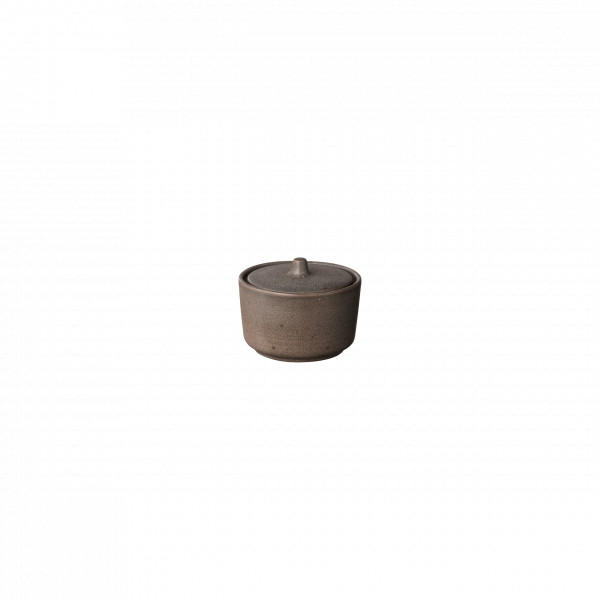 Sugar Bowl KUMI, Espresso, handcrafted, ceramic | blomus