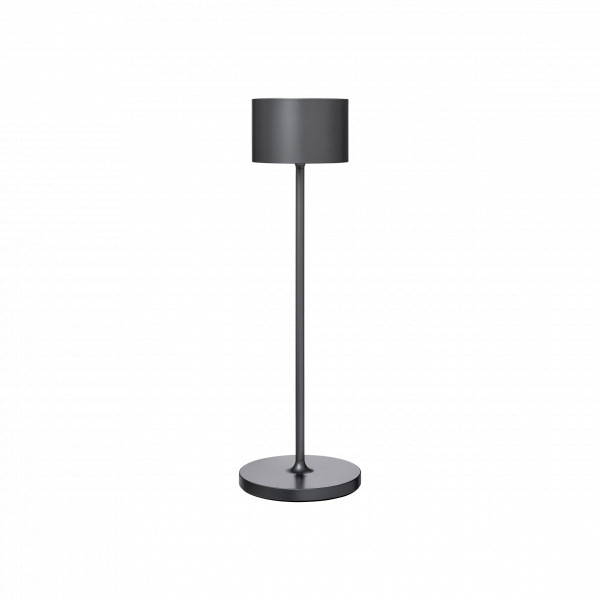 Mobile LED-Tischleuchte FAROL Gunmetal 33,5 cm | blomus