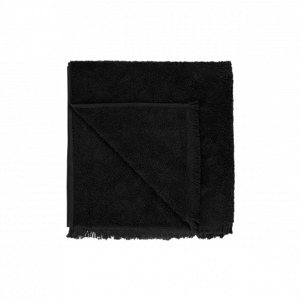 FRINO Bath Towel Black 70 × 140 cm | blomus