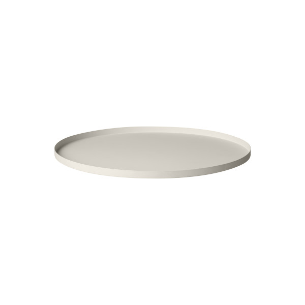 Tray PEASY Moonbeam, size L, stainless steel, round | blomus