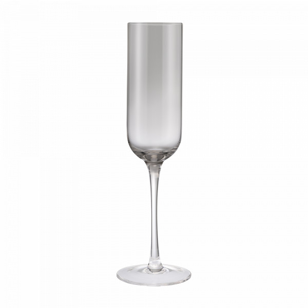 Set of 4 FUUMI Champagne Flutes, Smoke, 220 ml, | blomus