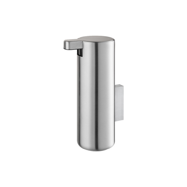 MODO soap dispenser, brushed stainless steel, 165 ml, stainless steel, wall-mounted, durable, stable base