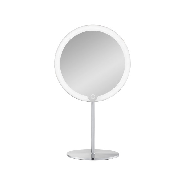 MODO LED Cosmetic Mirror Stainless Matte 5x | blomus