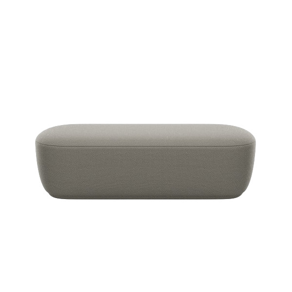 KUON Bench Taupe M Bouclé | blomus