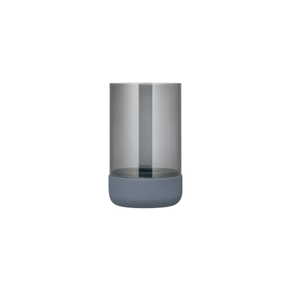 Candle Holder CALMA Steel Gray & Smoke M | blomus