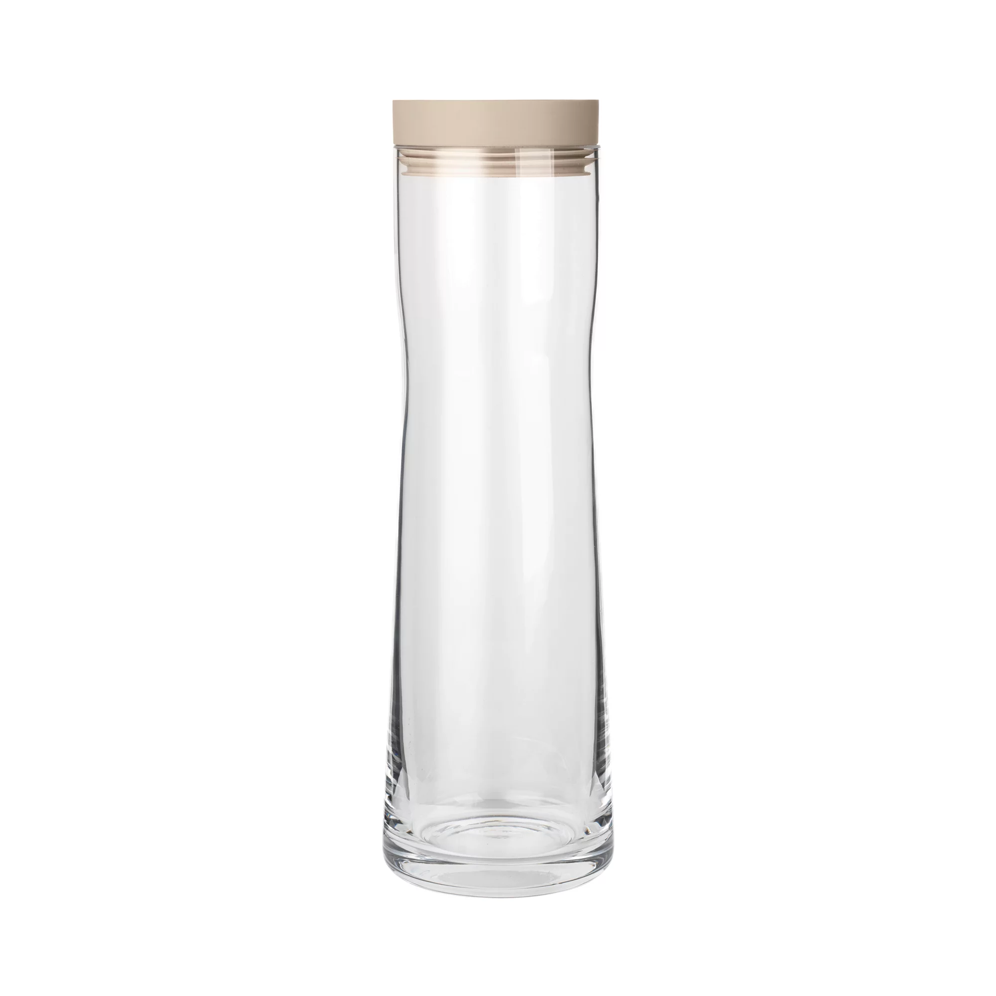 Blomus SPLASH Wasserkaraffe Karaffe Krug Edelstahl Glas Silikon schwarz 1 L 