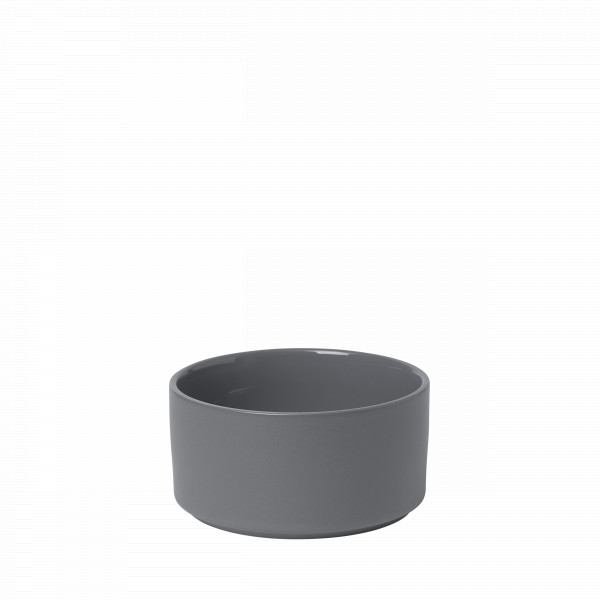 PILAR Bowl Pewter 620 ml, versatile ceramic | blomus