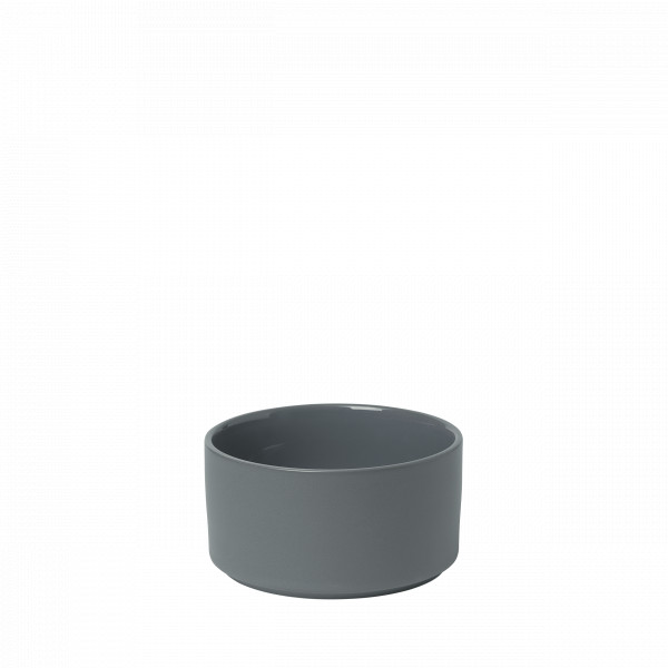 PILAR Bowl Pewter, 370 ml, ceramic, robust & modern | blomus